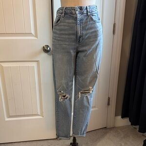 American Eagle Outfitters Ripped Super High-Waisted Jeggings